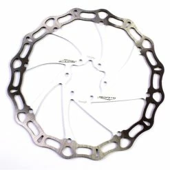 Alligator Bremsscheibe Crown - Weiß / Silber