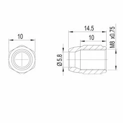 Alligator Überwurfmutter Für Hayes -Bremsen Elegant store alligator ueberwurfmutter fuer hayes3