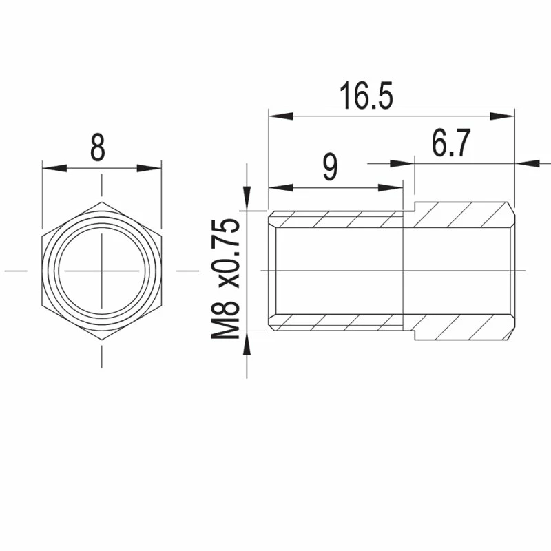 Alligator Überwurfmutter Für Magura / Avid / Cannondale Coda / Shimano 2 Alligator Überwurfmutter Für Magura / Avid / Cannondale Coda / Shimano – Bild 2