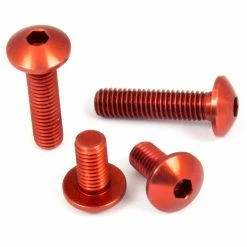 Jaeger Motorsport Aluminium - Schrauben - Innensechskant Linsenkopf - Rot