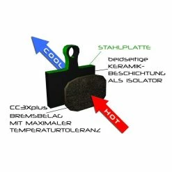 Now8 Bremsbeläge - Für Magura® MT5 / MT7 - Carbon
