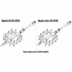 Reverse Äußere Pedaldichtung Für Black ONE Pedal
