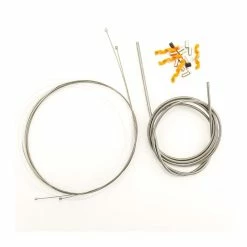 Schaltzugset Alligator Silver Star - Stahl-Schalthülle Mit Liner - Silber