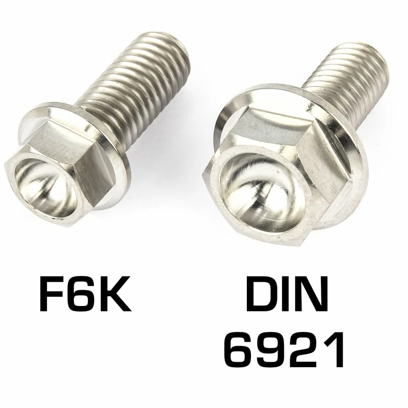 Tuning Bikes Titan Schrauben - Flacher Sechskant Mit Bund - Gold Nitriert 2 Tuning Bikes Titan Schrauben - Flacher Sechskant Mit Bund - Gold Nitriert – Bild 2