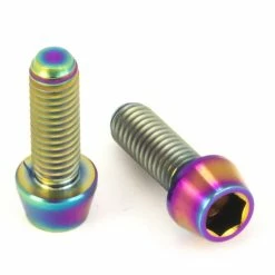 Tuning Bikes Titan Schrauben - Innensechskant Konischer Kopf - Bunt / Rainbow
