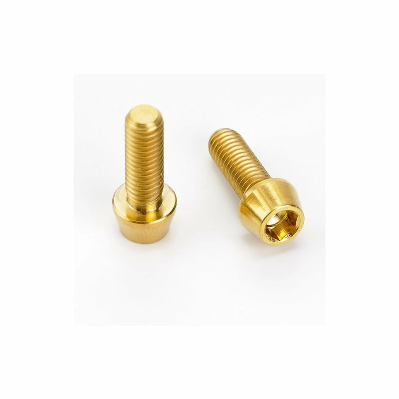 Tuning Bikes Titan Schrauben - Innensechskant Konischer Kopf - Gold Nitriert 1 Tuning Bikes Titan Schrauben - Innensechskant Konischer Kopf - Gold Nitriert