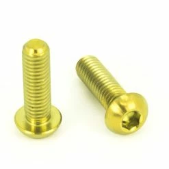 Tuning Bikes Titan Schrauben - Innensechskant Linsenkopf - Gold Anodisiert - AUSLAUFARTIKEL