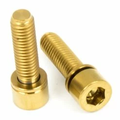 Tuning Bikes Titan Schrauben - Innensechskant Schmaler Zylinderkopf Mit Unterlegscheibe - Für Vorbauten -Bremsen Elegant store titan schrauben innensechskant schmaler zylinderkopf mit unterlegscheibe fuer vorbauten3