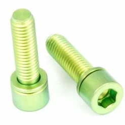 Tuning Bikes Titan Schrauben - Innensechskant Schmaler Zylinderkopf Mit Unterlegscheibe - Für Vorbauten -Bremsen Elegant store titan schrauben innensechskant schmaler zylinderkopf mit unterlegscheibe fuer vorbauten4