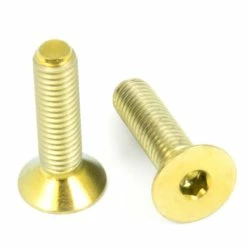 Tuning Bikes Titan Schrauben - Innensechskant Senkkopf - Gold Nitriert